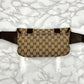 GUCCI canvas body bag