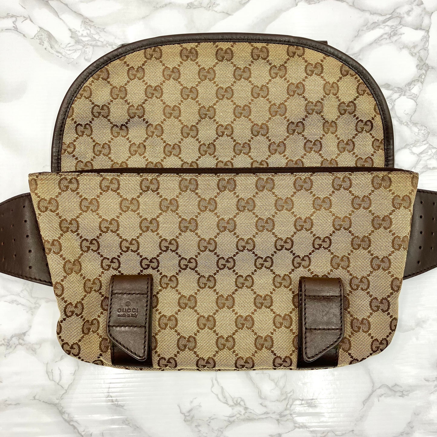 GUCCI canvas body bag