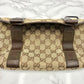 GUCCI canvas body bag