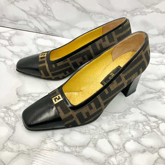 FENDI zucca pumps