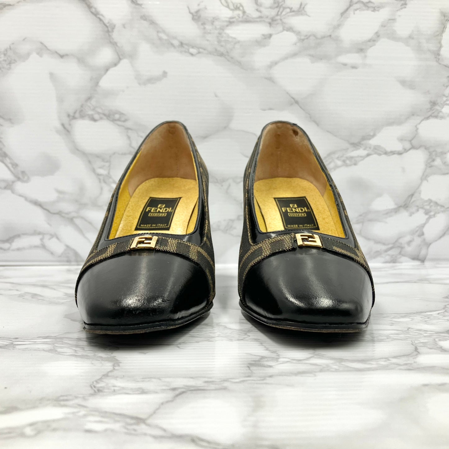 FENDI zucca pumps