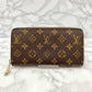 LOUIS VUITTON Monogram zippy