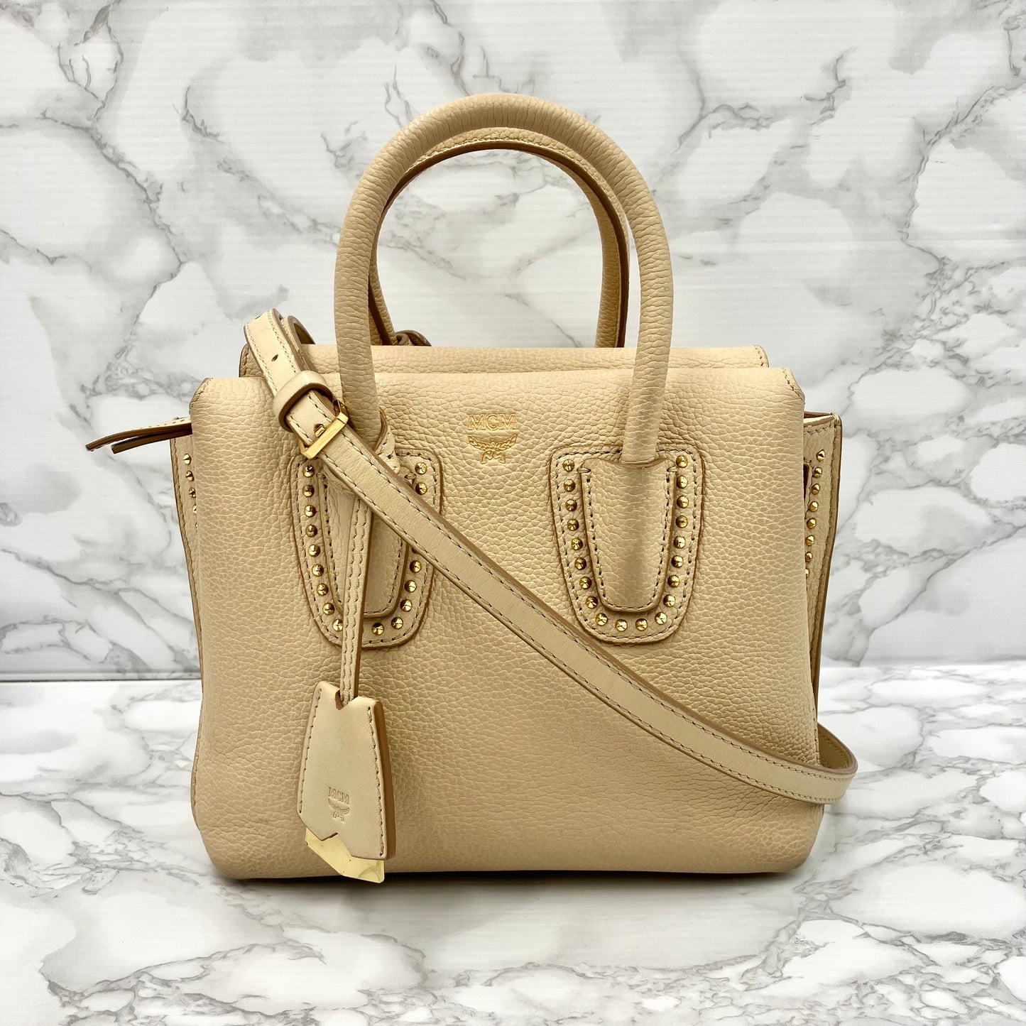 MCM Milla Studs Shoulder bag