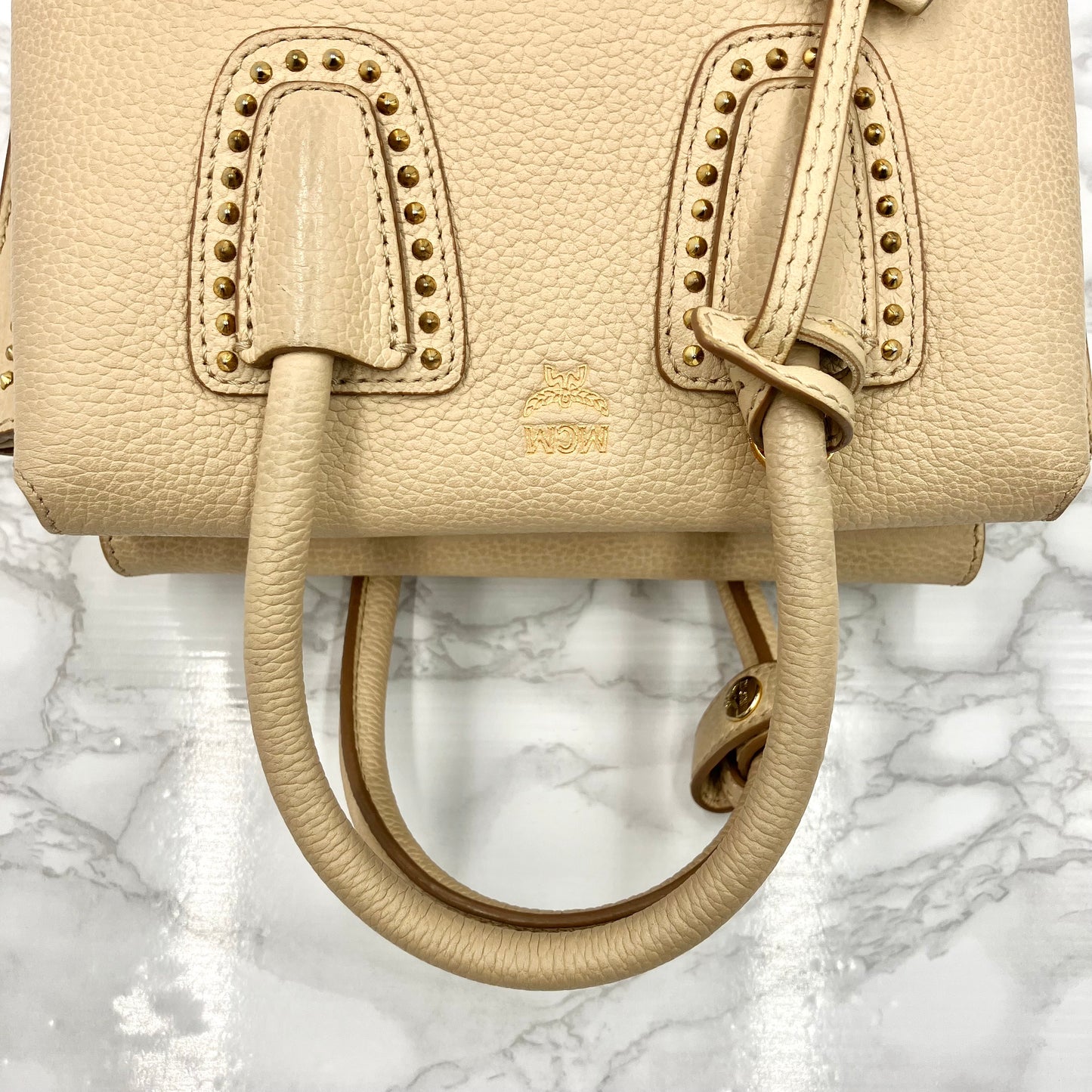 MCM Milla Studs Shoulder bag