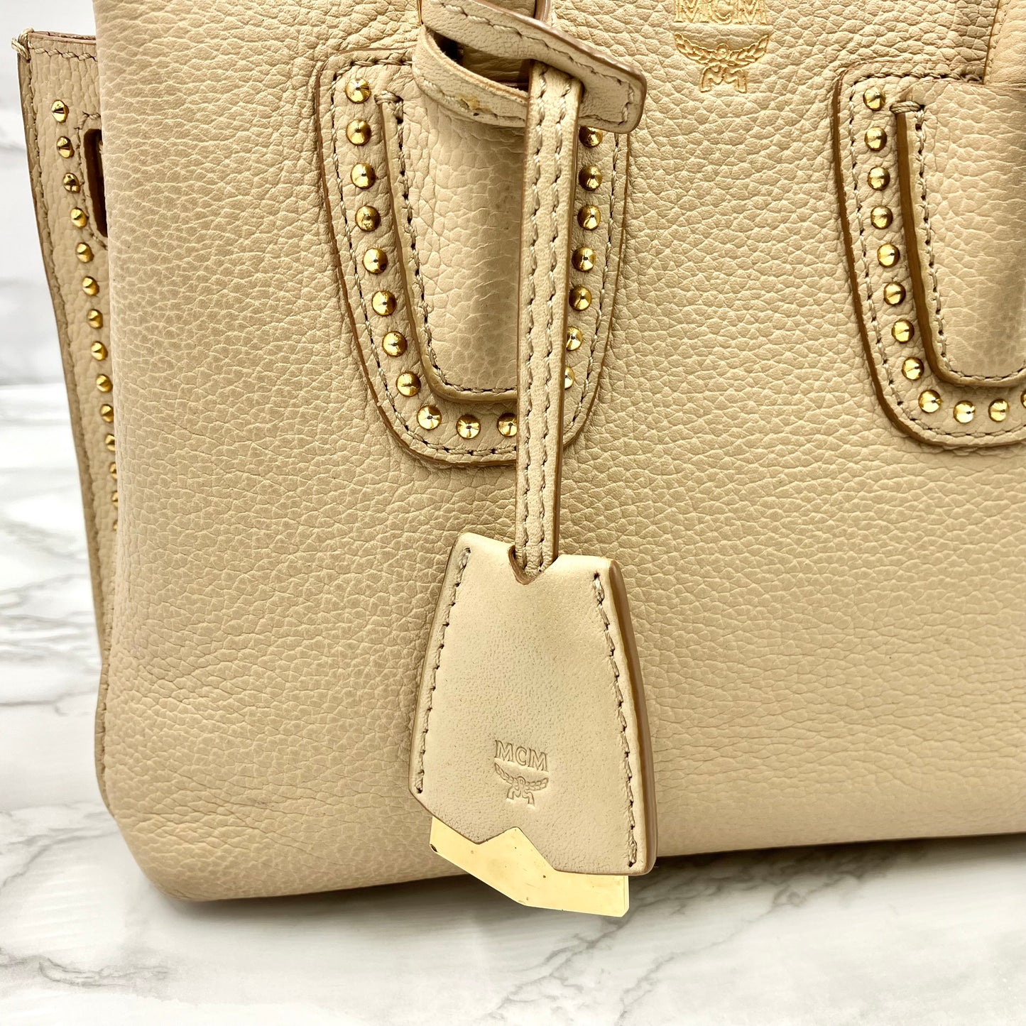 MCM Milla Studs Shoulder bag