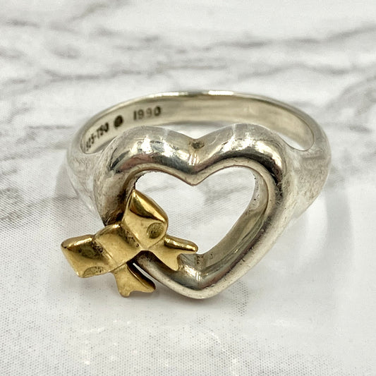 TIFFANY&Co. Heart Ribbon Ring