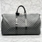 LOUIS VUITTON Graphite Keepall 55 Bandouliere