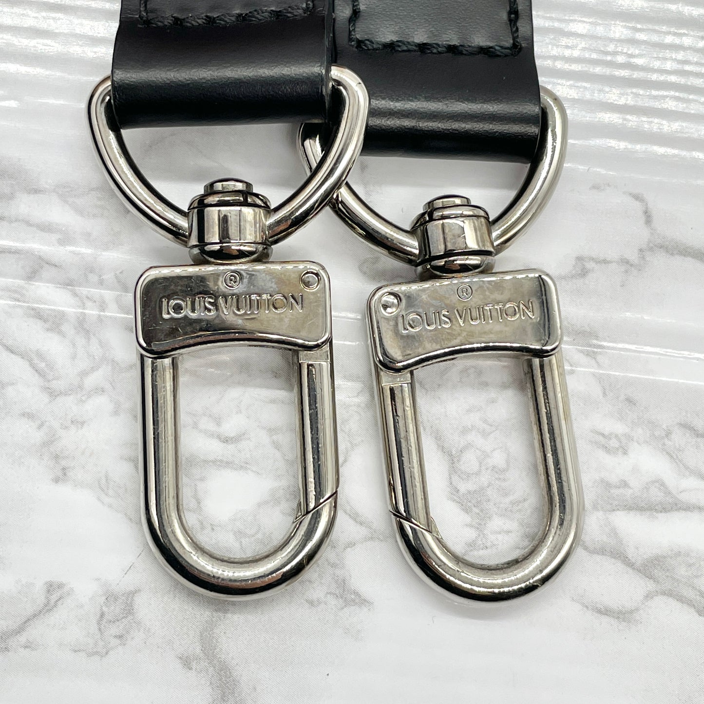 LOUIS VUITTON Graphite Keepall 55 Bandouliere