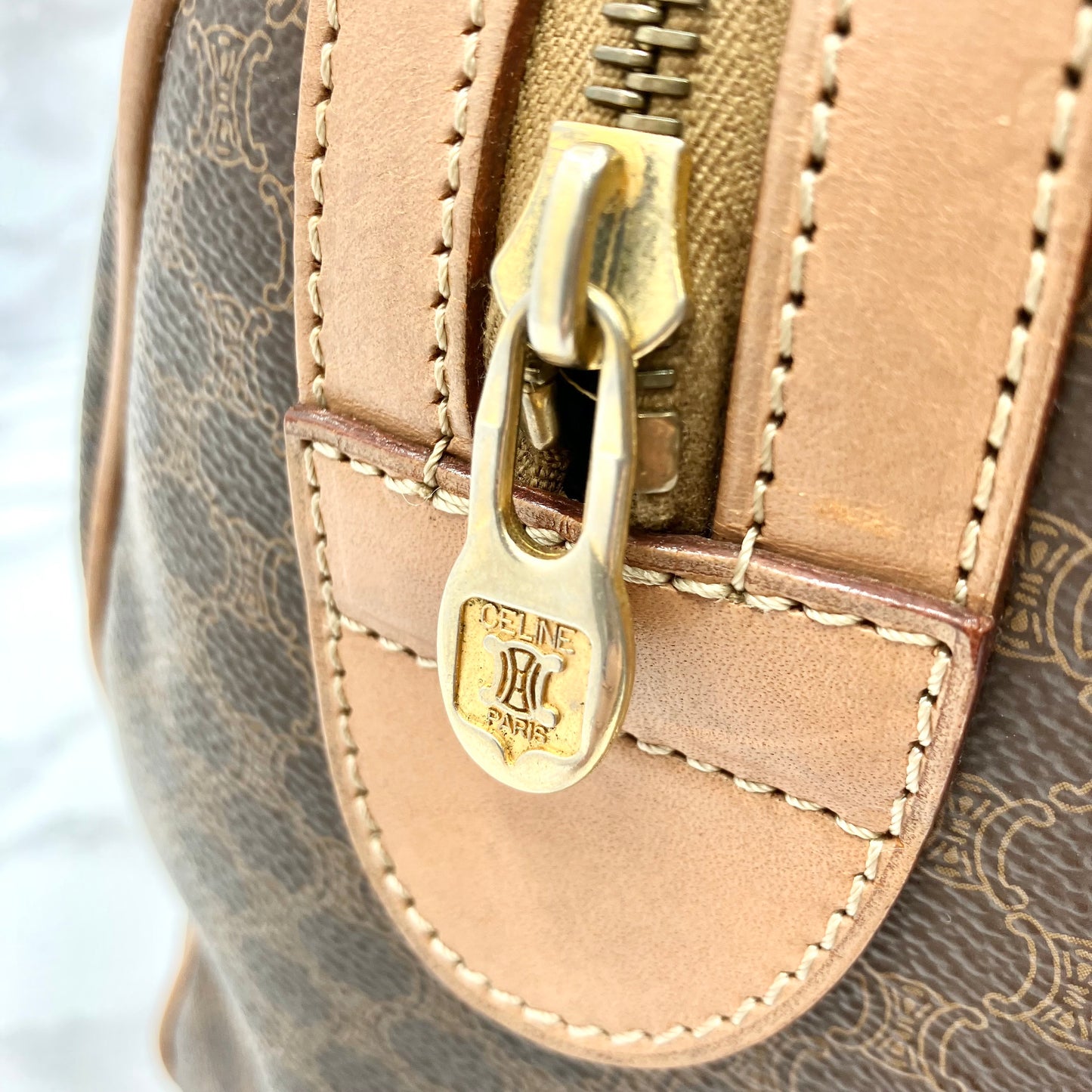 CELINE Macadam Boston Bag