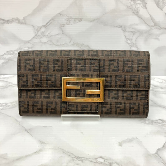 FENDI Zucchino long wallet