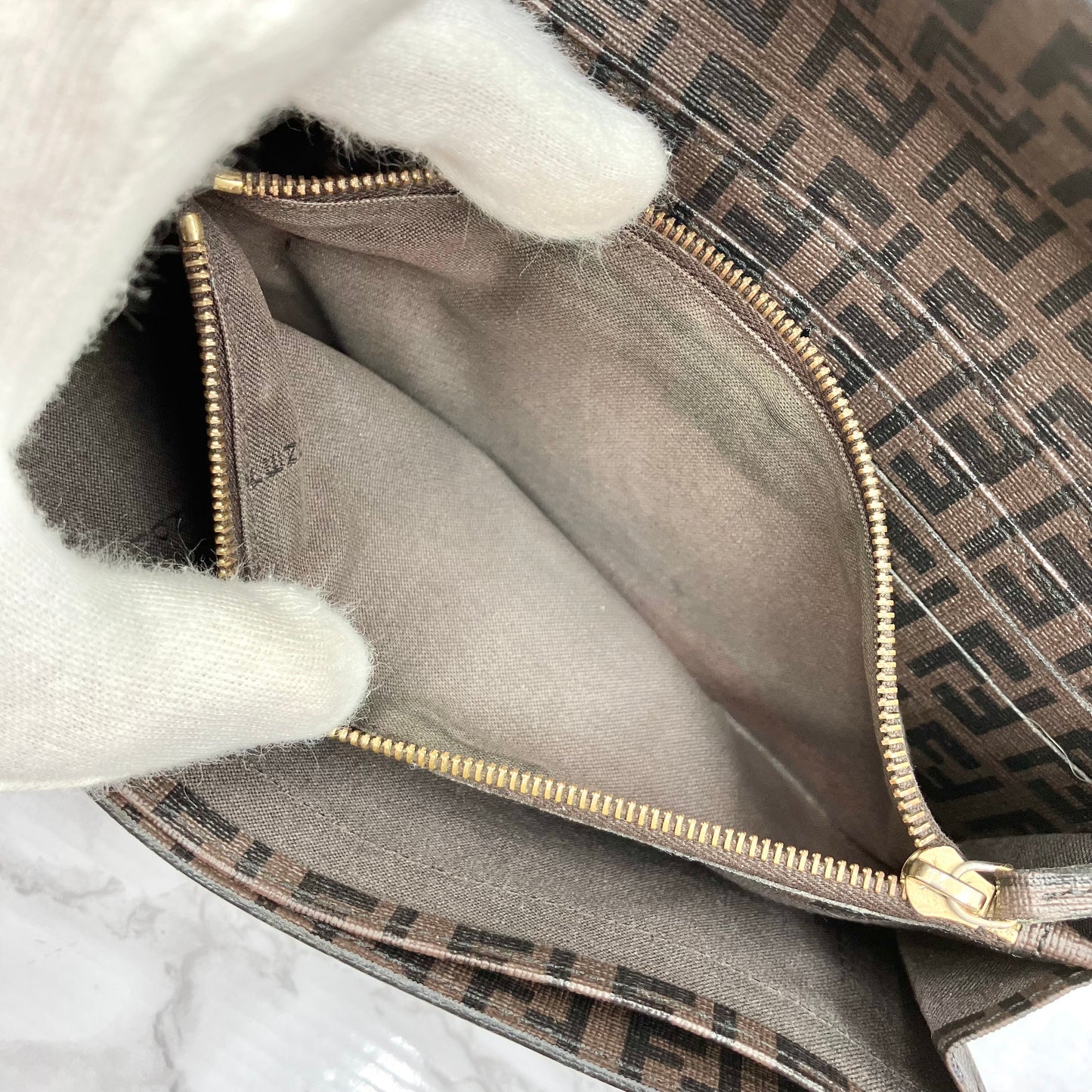 FENDI Zucchino long wallet