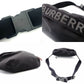Burberry Body Bag Black Nylon Logo Men's Black Women's 8025668 Waist Bag 7-12-903