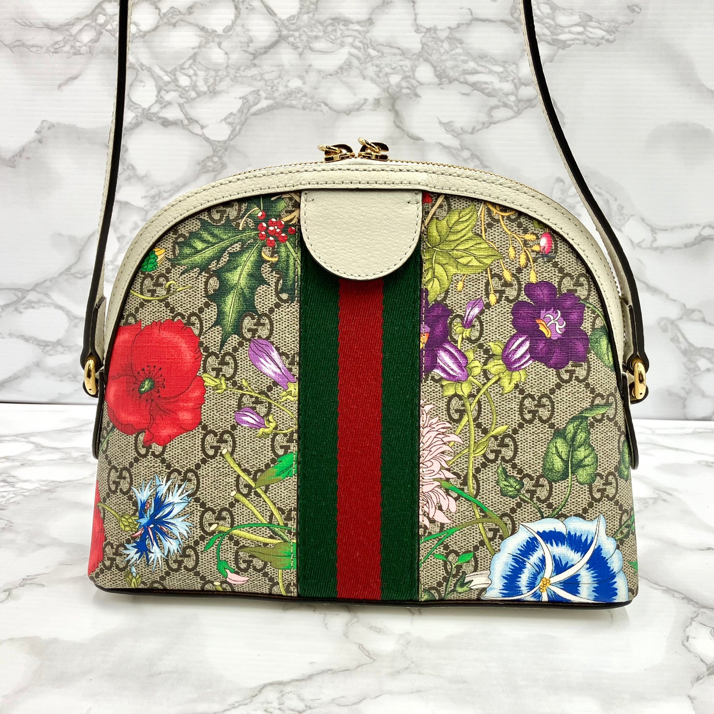 GUCCI Ophidia Flora Shoulder Bag