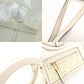 FENDI Zucca Runway Shopper Clear White Handbag 2-Way Crossbody R801261