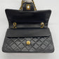 CHANEL Matelasse W Flap W Chain Lambskin