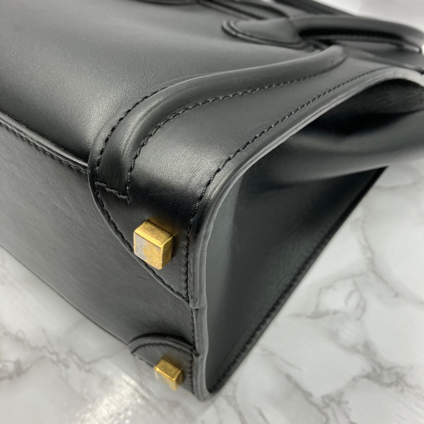 CELINE Luggage Micro Shopper