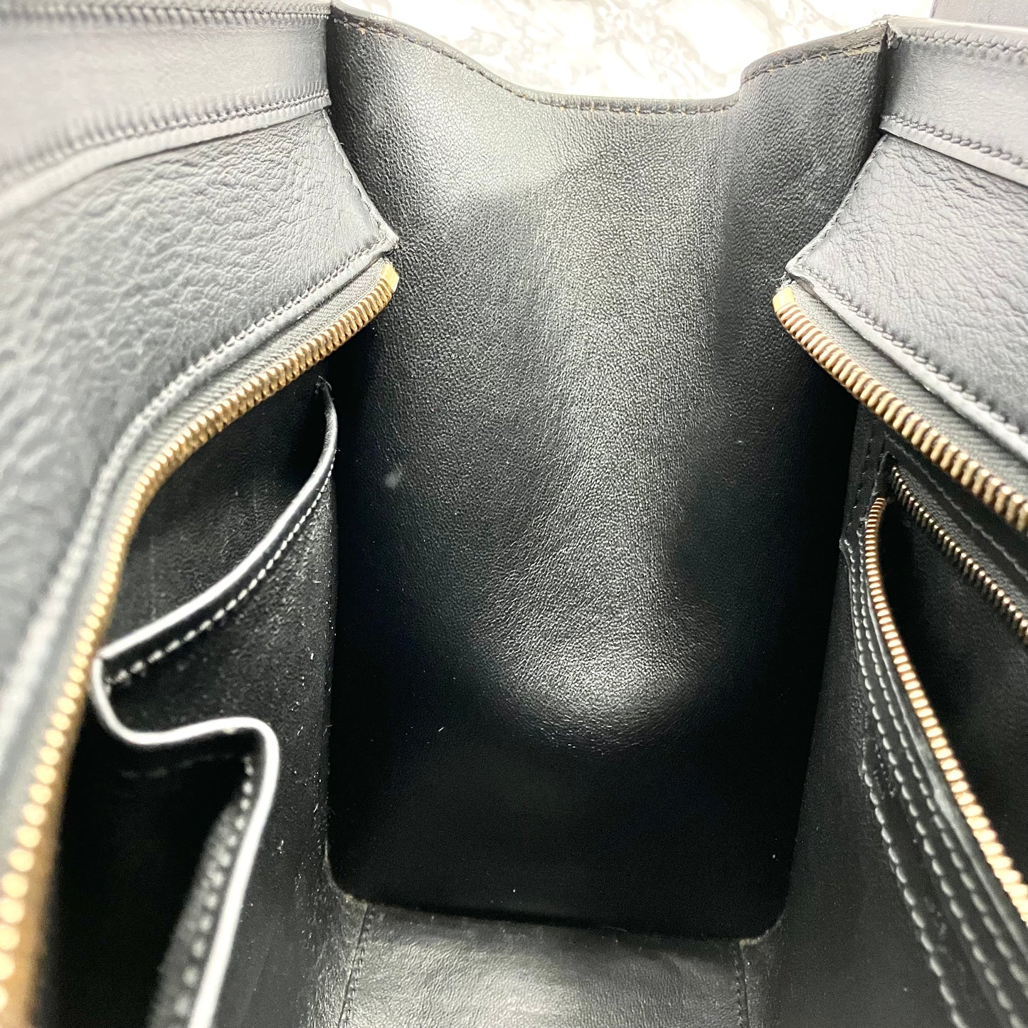 CELINE Luggage Micro Shopper