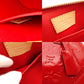 LOUIS VUITTON Alma BB Handbag Vernis Red Leather 2-Way Red Crossbody 7-10-193