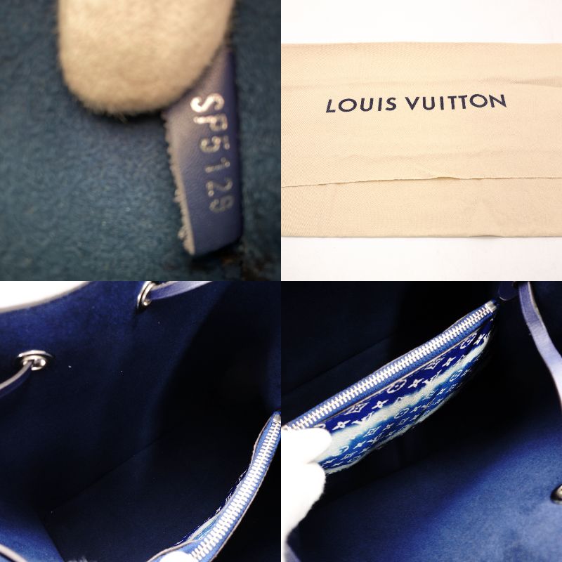 LOUIS VUITTON LV Escal Neo Noé M45126 Shoulder Bag PVC Blue-Tone R801401