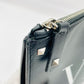 VALENTINO  Leather VLTN Clutch Bag