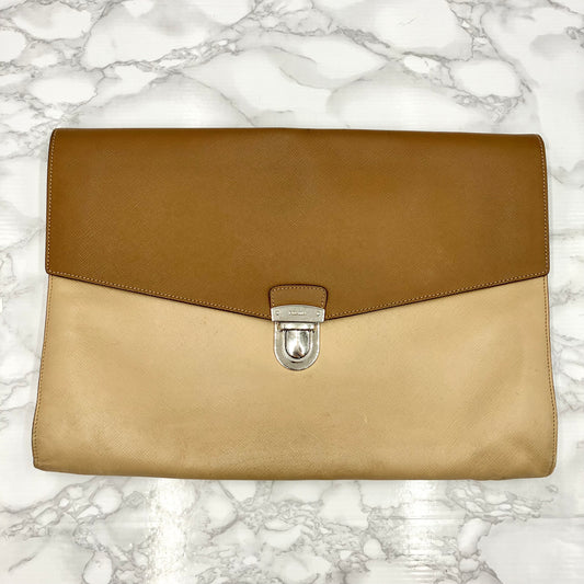 PRADA Saffiano Clutch Bag