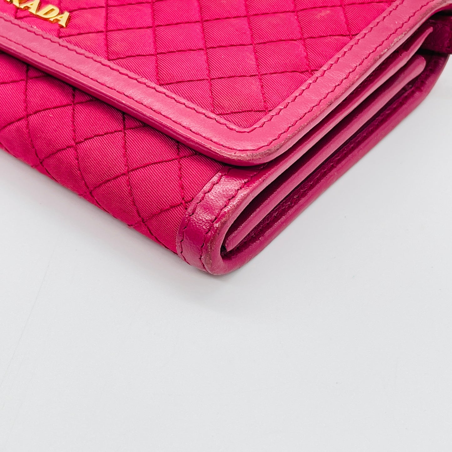 PRADA Quilted Shoulder Wallet