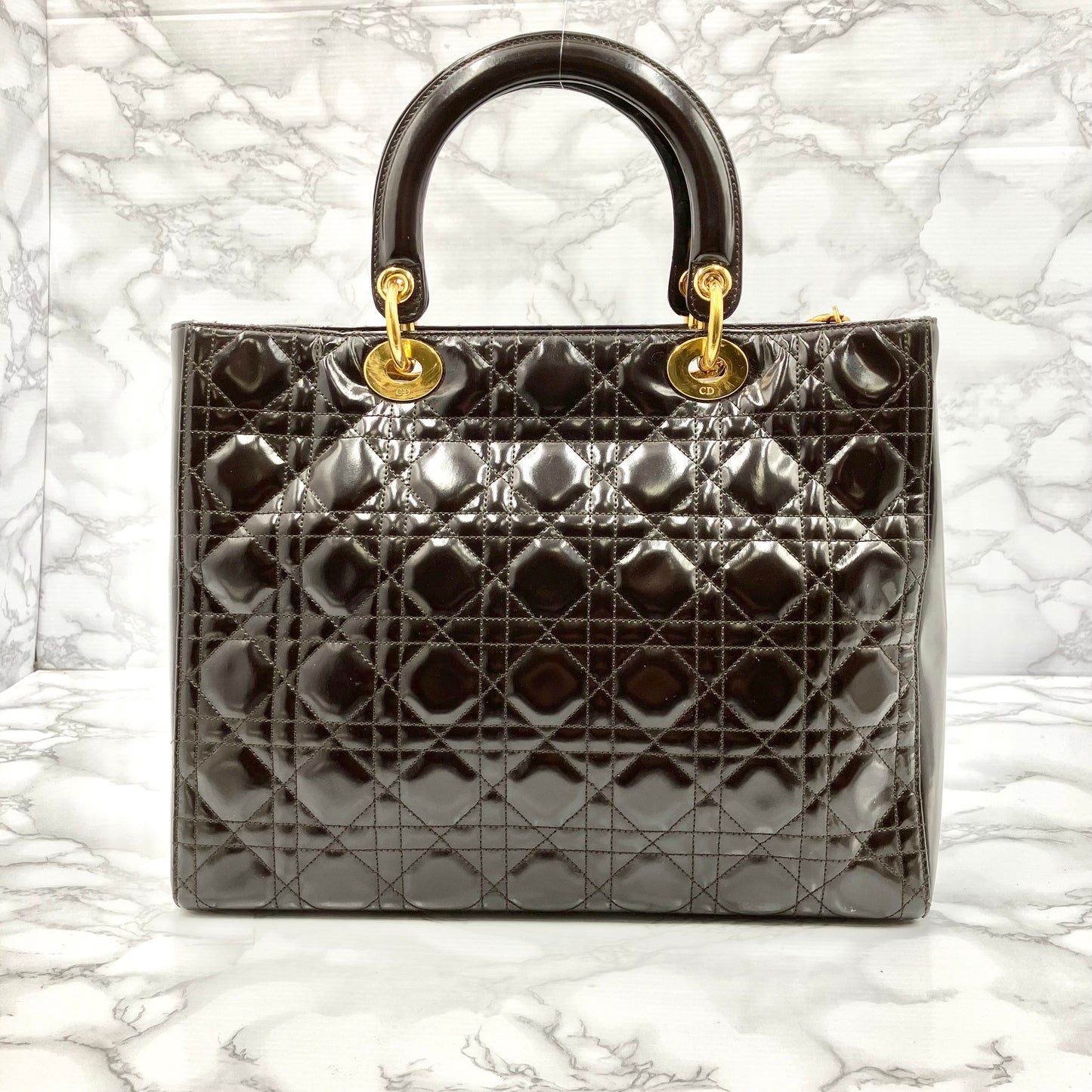 Christian Dior 2way Patent Lady Dior