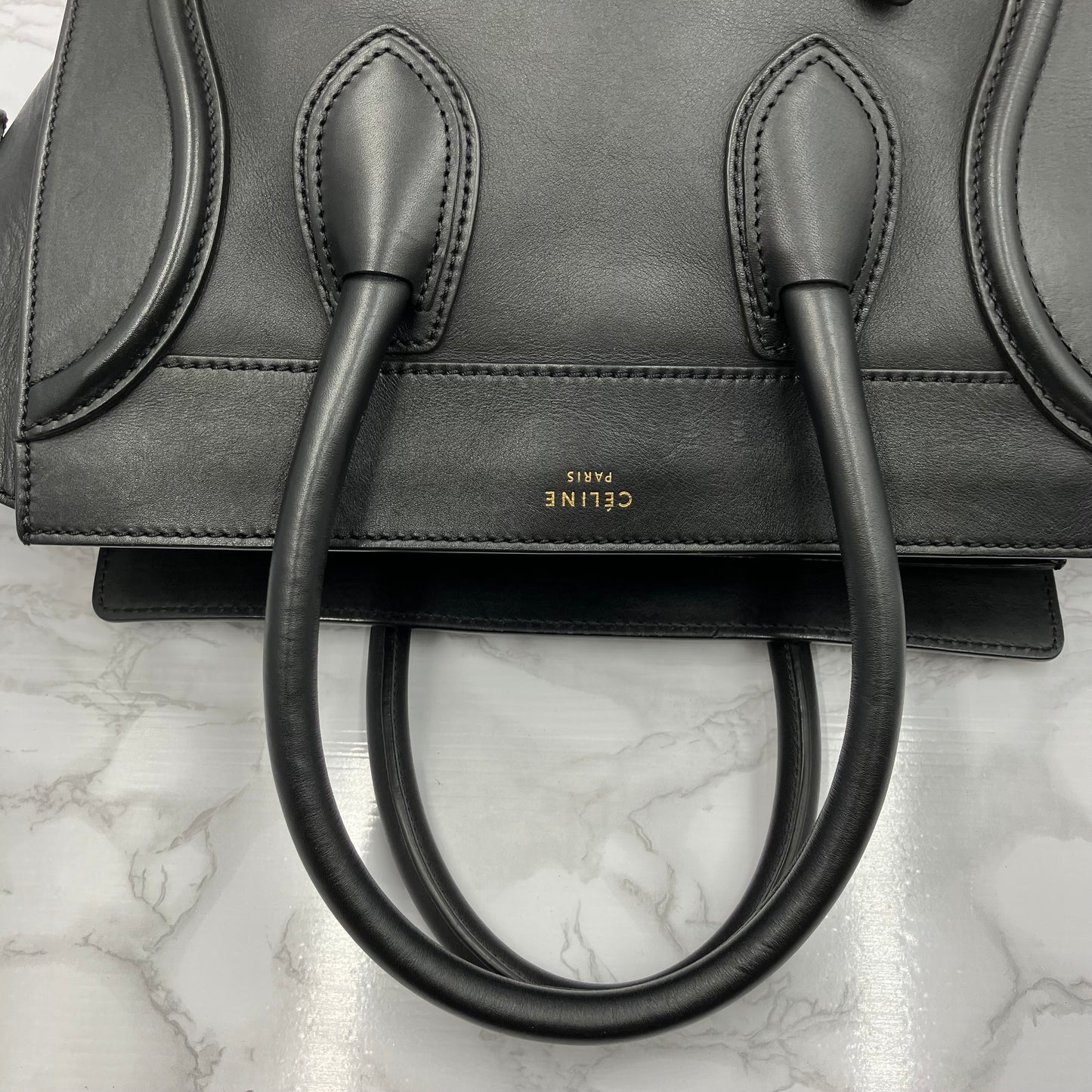 CELINE Luggage Mini Shopper