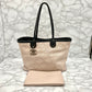 CHANEL Bicolore tote bag caviar skin