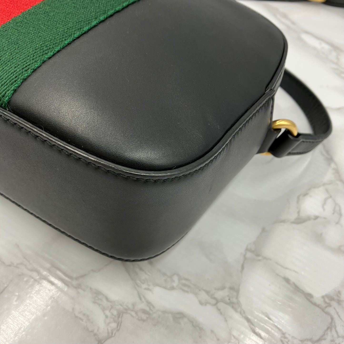 GUCCI Sherry Line Bee Shoulder Bag