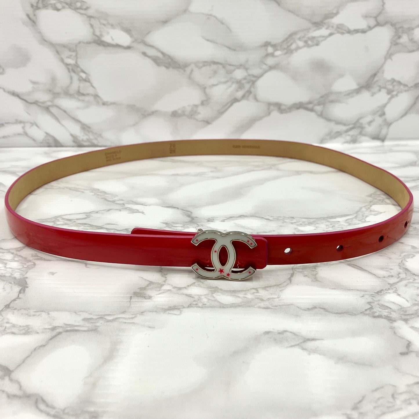 CHANEL Patent Belt