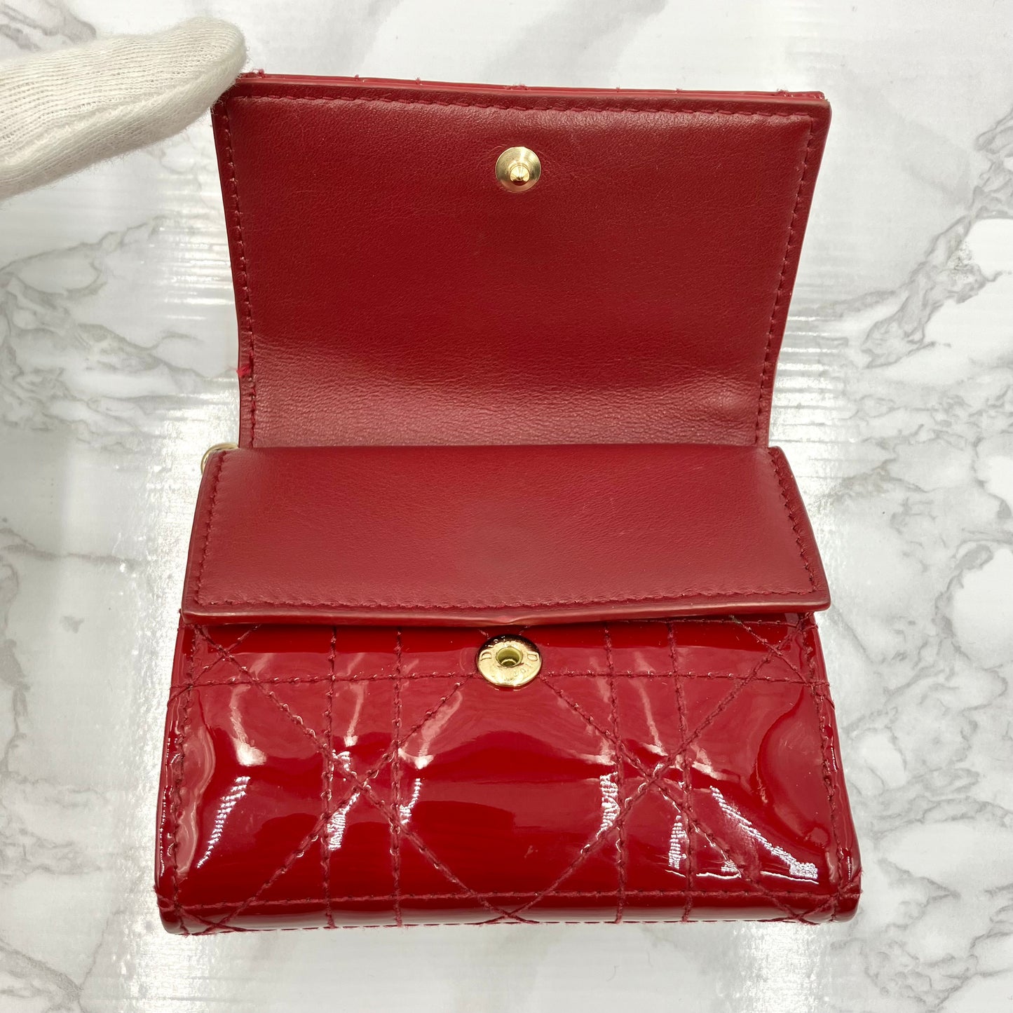 Christian Dior Cannage wallet