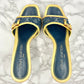 LOUIS VUITTON Denim Sandals 37