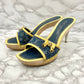LOUIS VUITTON Denim Sandals 37