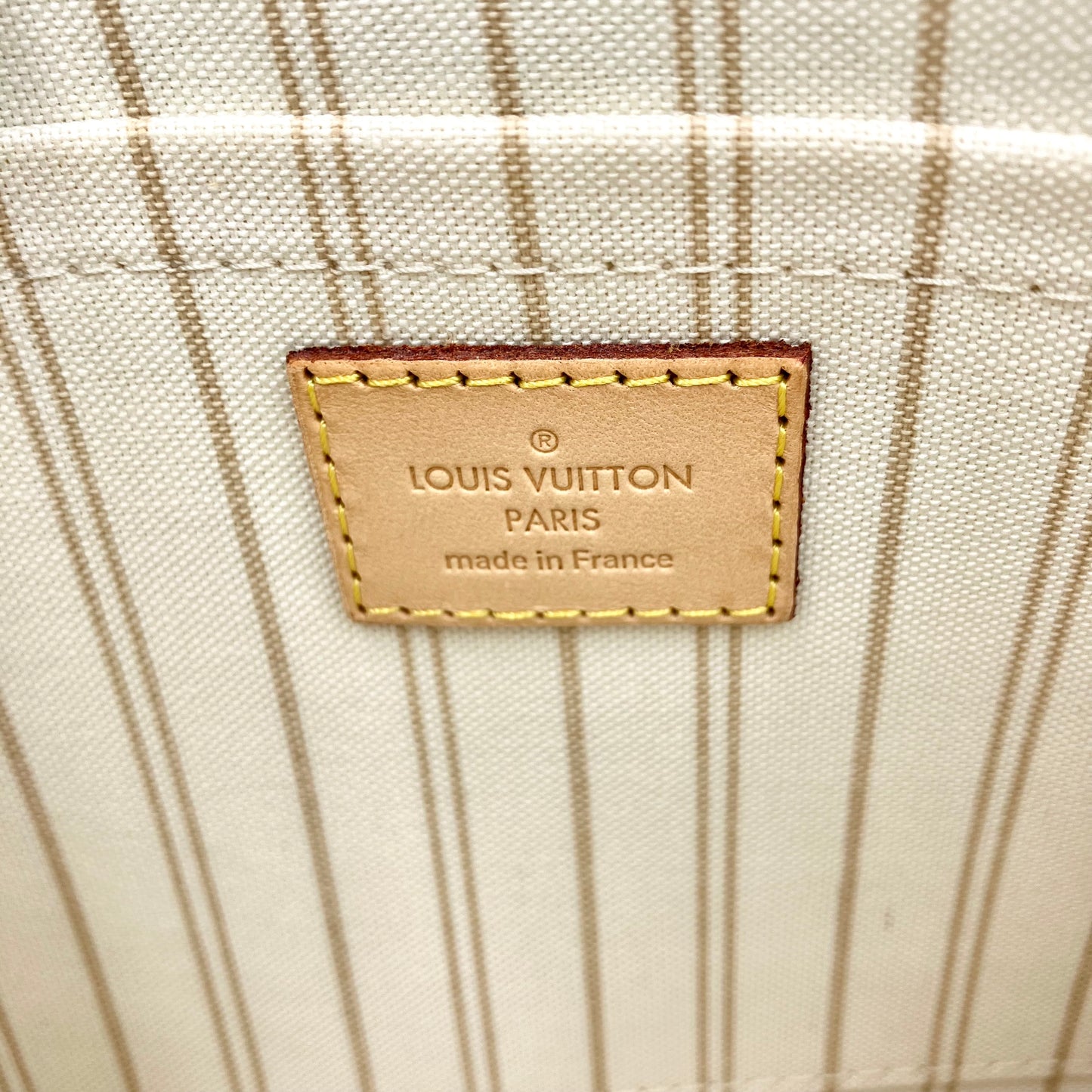 LOUIS VUITTON Damier Azur Neverfull Pouch