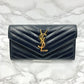 Yves Saint Laurent caviar long wallet