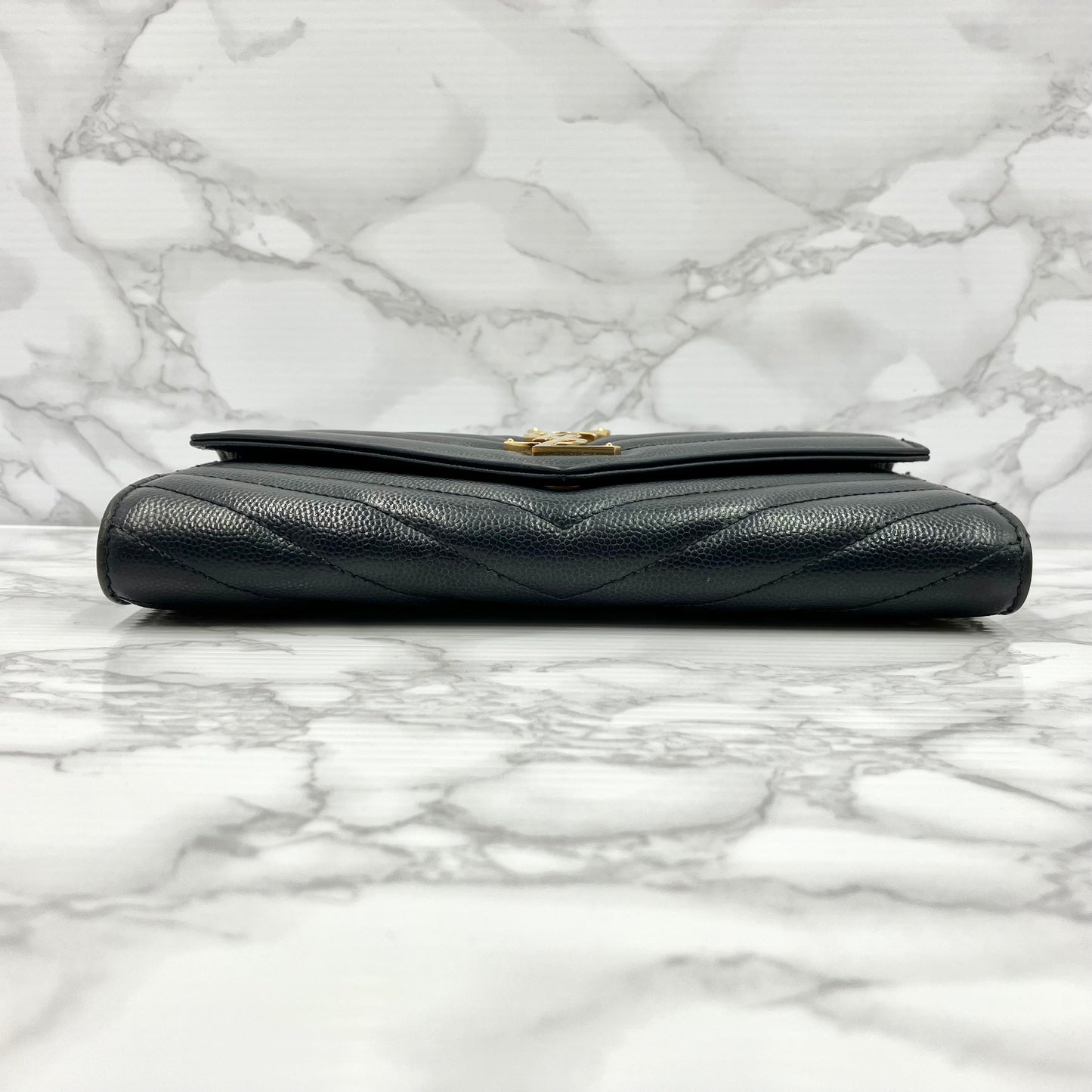 Yves Saint Laurent caviar long wallet