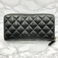 CHANEL Caviar long wallet