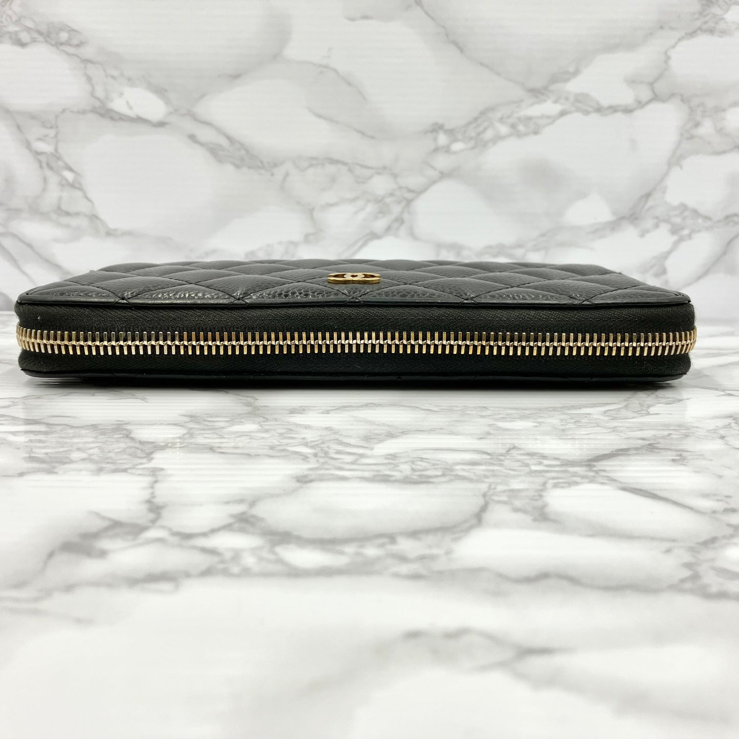 CHANEL Caviar long wallet