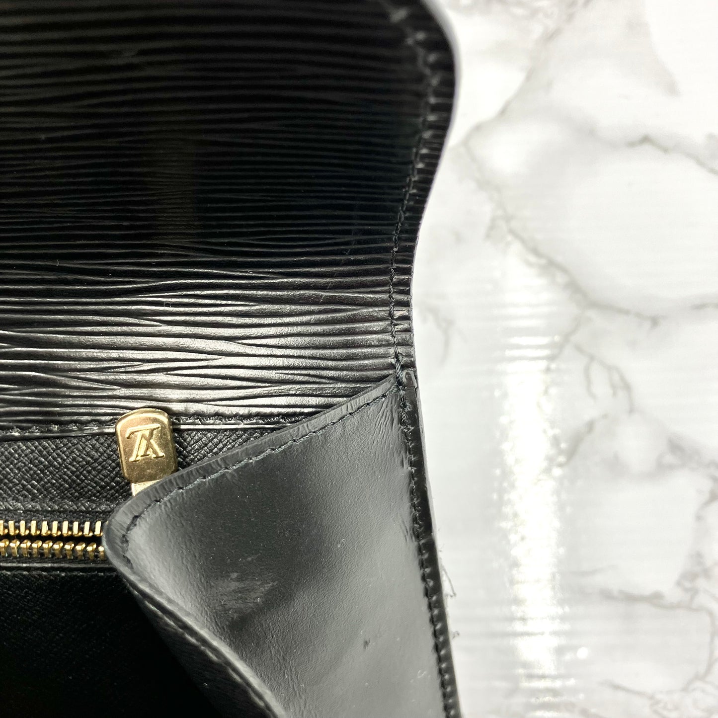 LOUIS VUITTON Epi Art Deco Clutch