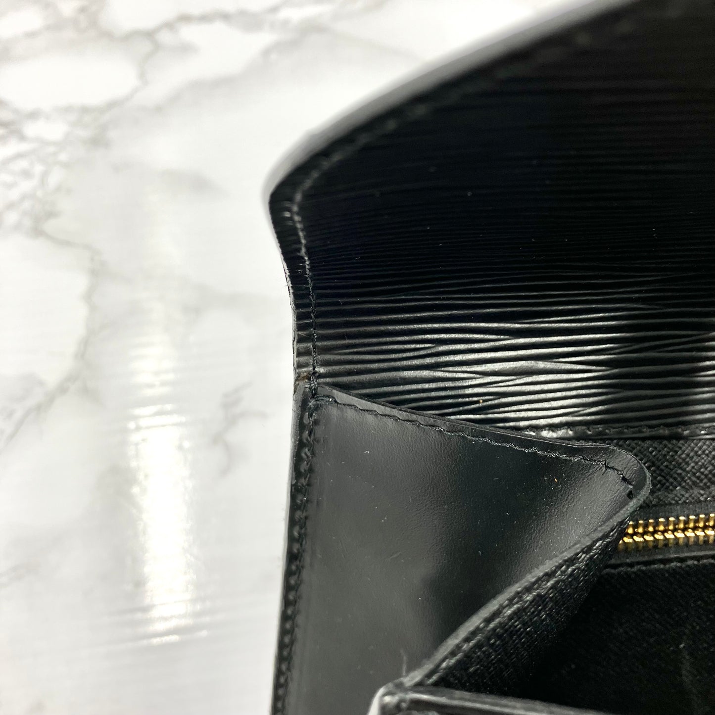 LOUIS VUITTON Epi Art Deco Clutch