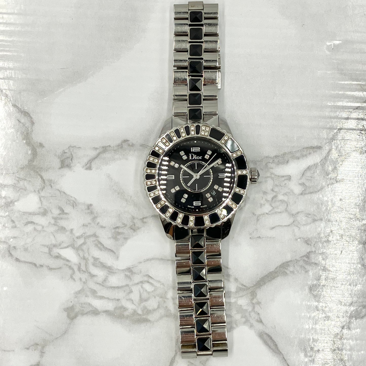 Christian Dior crystal watch diamond