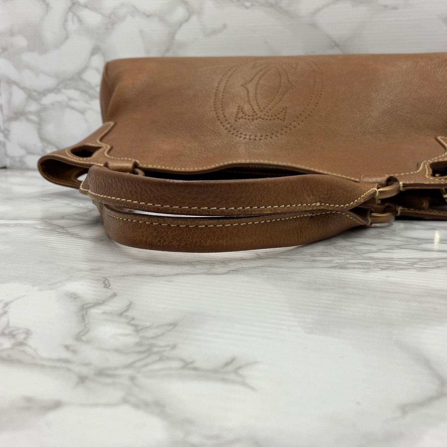 Cartier Marcello Leather Handbag