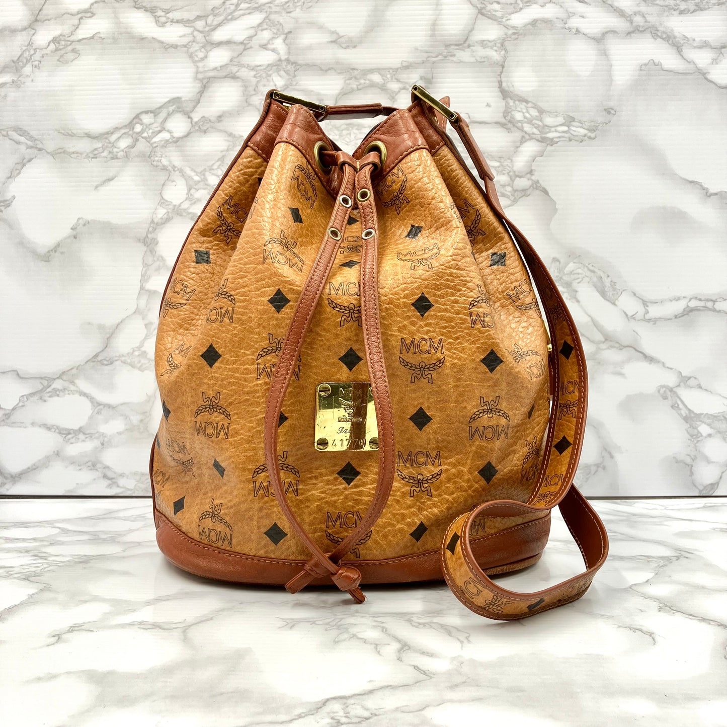 MCM Drawstring shoulder bag