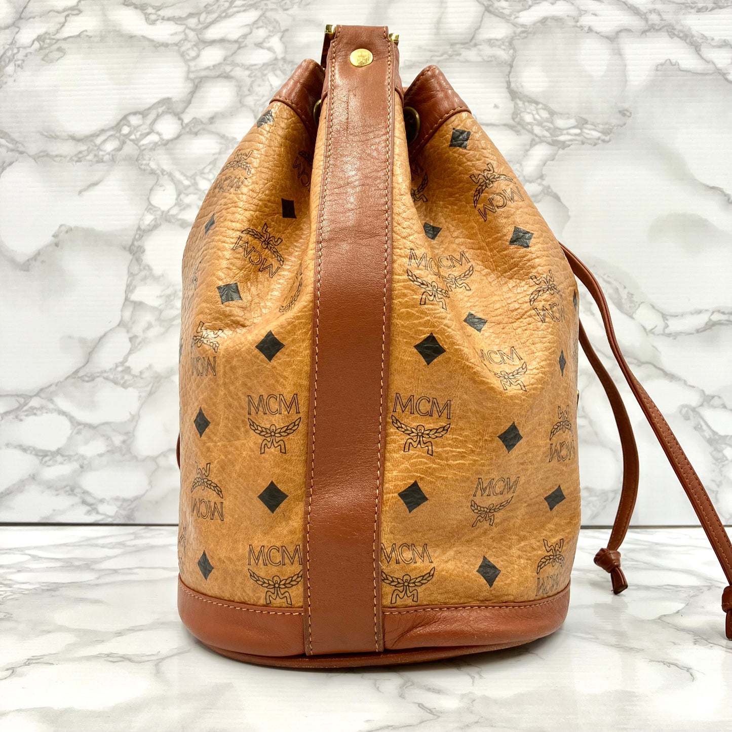 MCM Drawstring shoulder bag