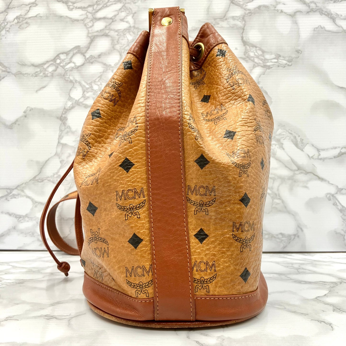 MCM Drawstring shoulder bag