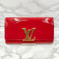 LOUIS VUITTON Vernis Capucines Long Wallets