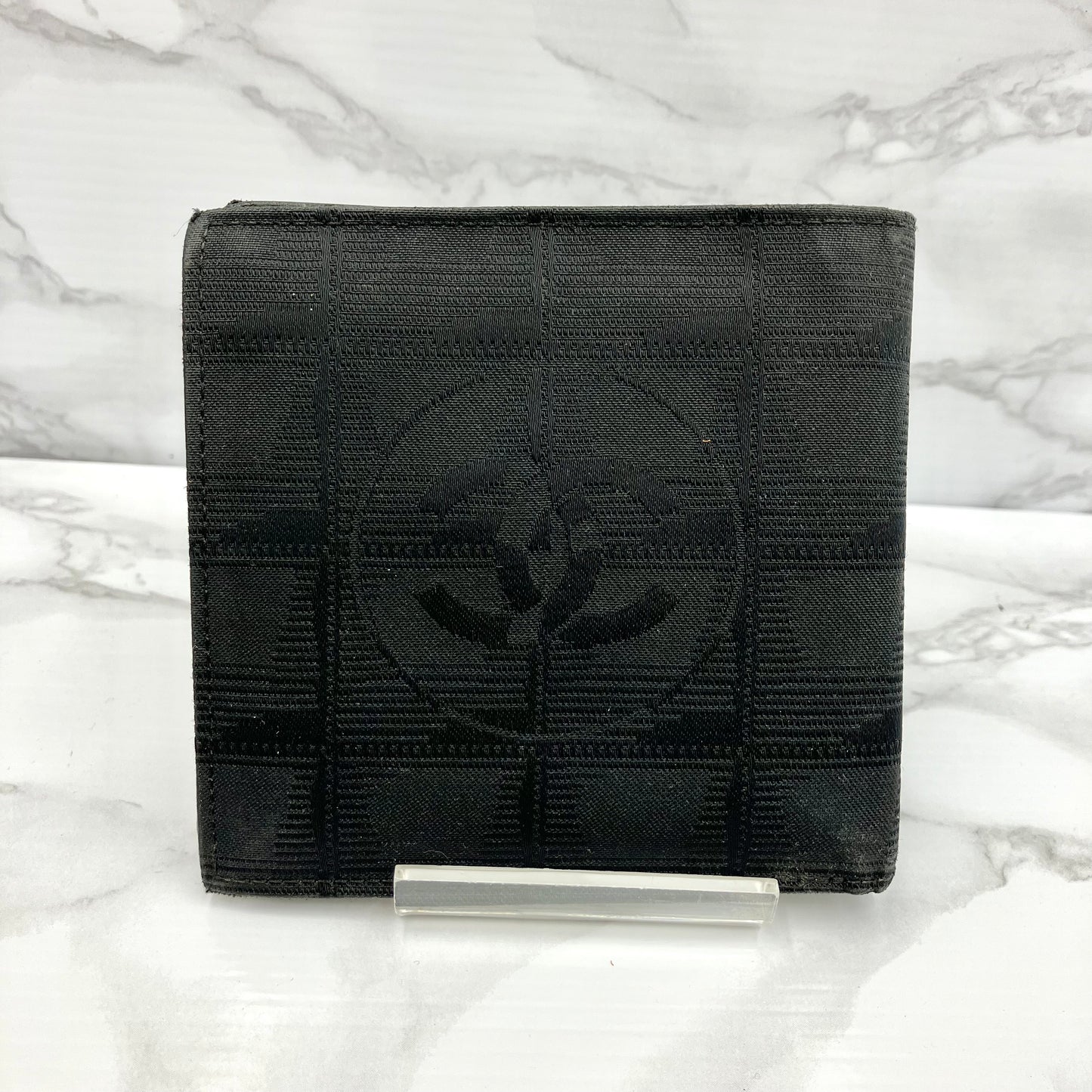 CHANEL New Trabel Line Folding Wallet