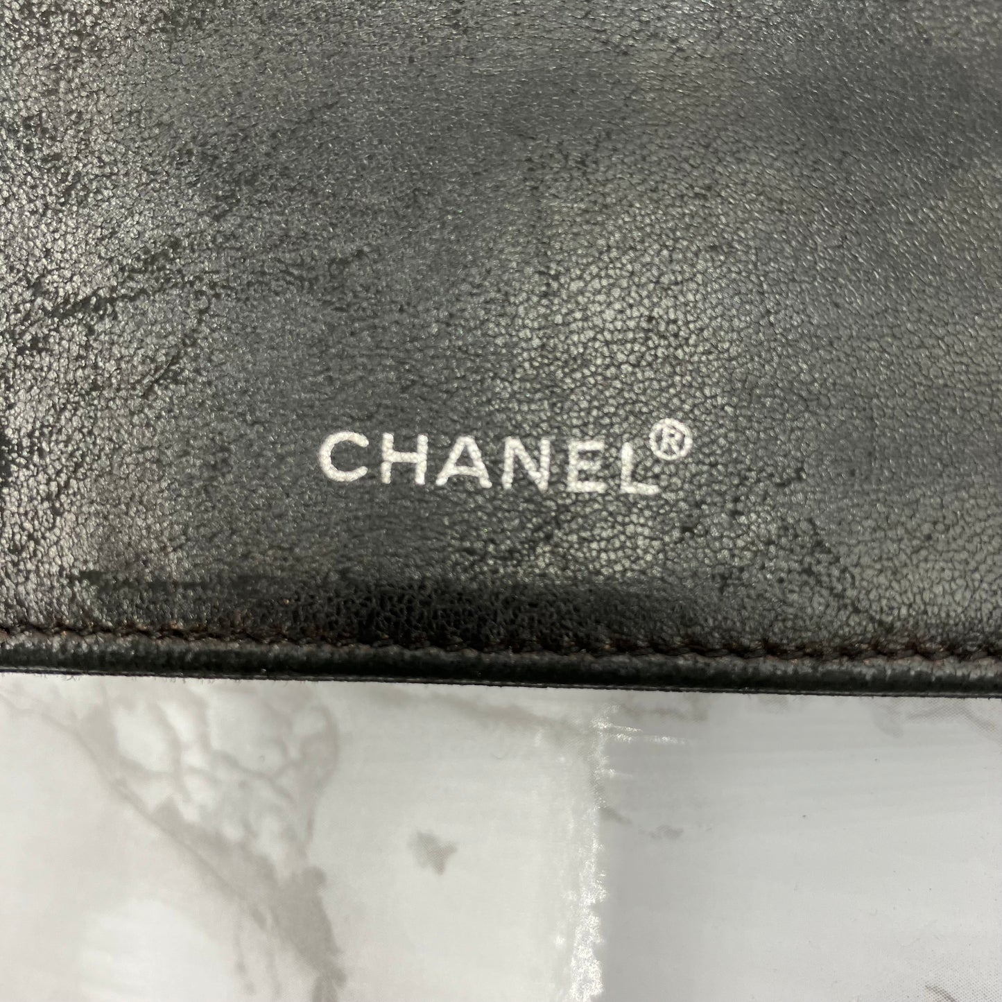 CHANEL New Trabel Line Folding Wallet