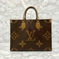 LOUIS VUITTON Monogram Reverse Giant On The Go MM